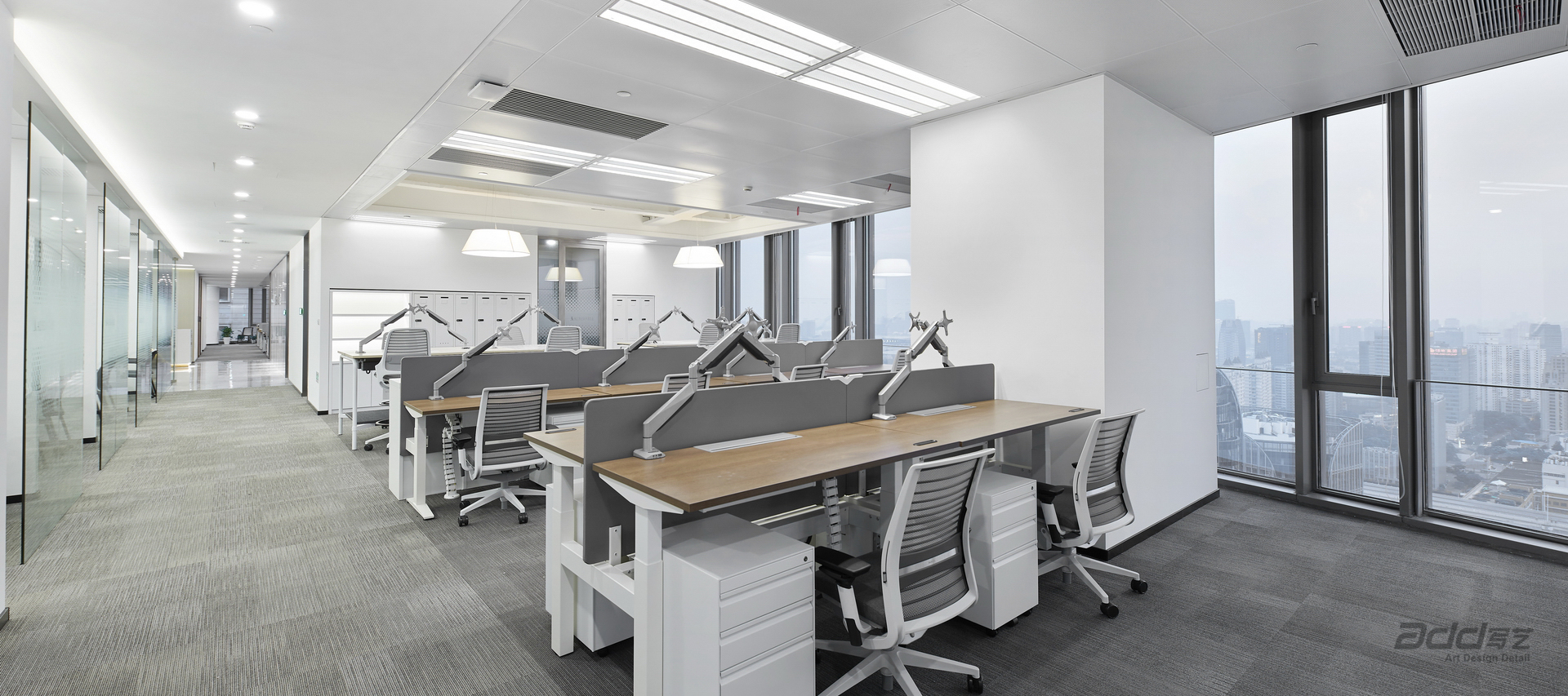 雅?；まk公室裝修-辦公區(qū)-pc