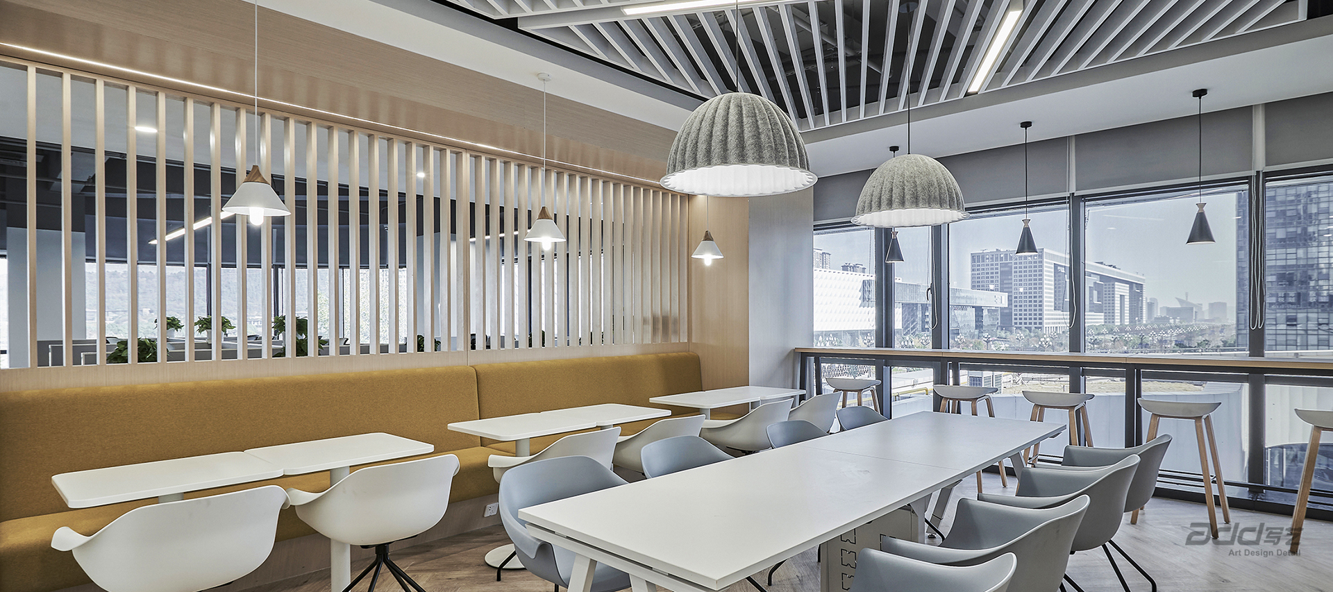 移遠通信辦公室裝修設(shè)計-茶水間-pc